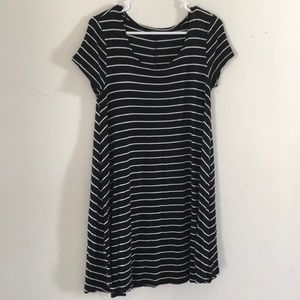 Striped T-shirt dress